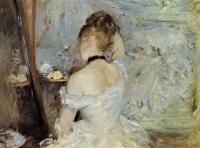 Morisot, Berthe - Young Woman at the Mirror